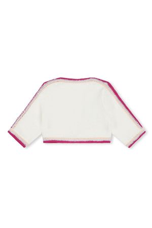 white cotton cardigan CHLOE' KIDS | C20041117